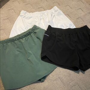 Zella Light Gray Active Shorts